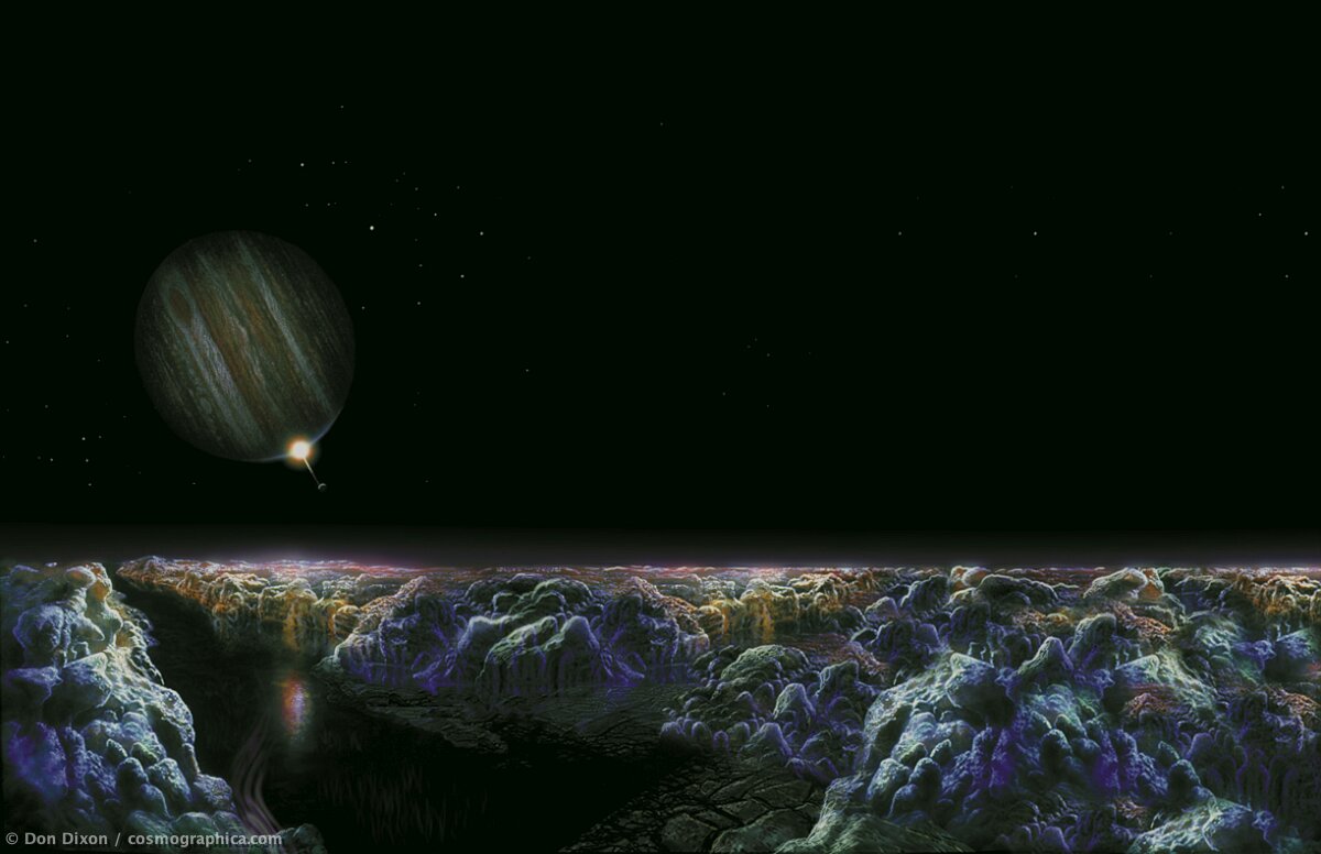 Ice Lead on Europa